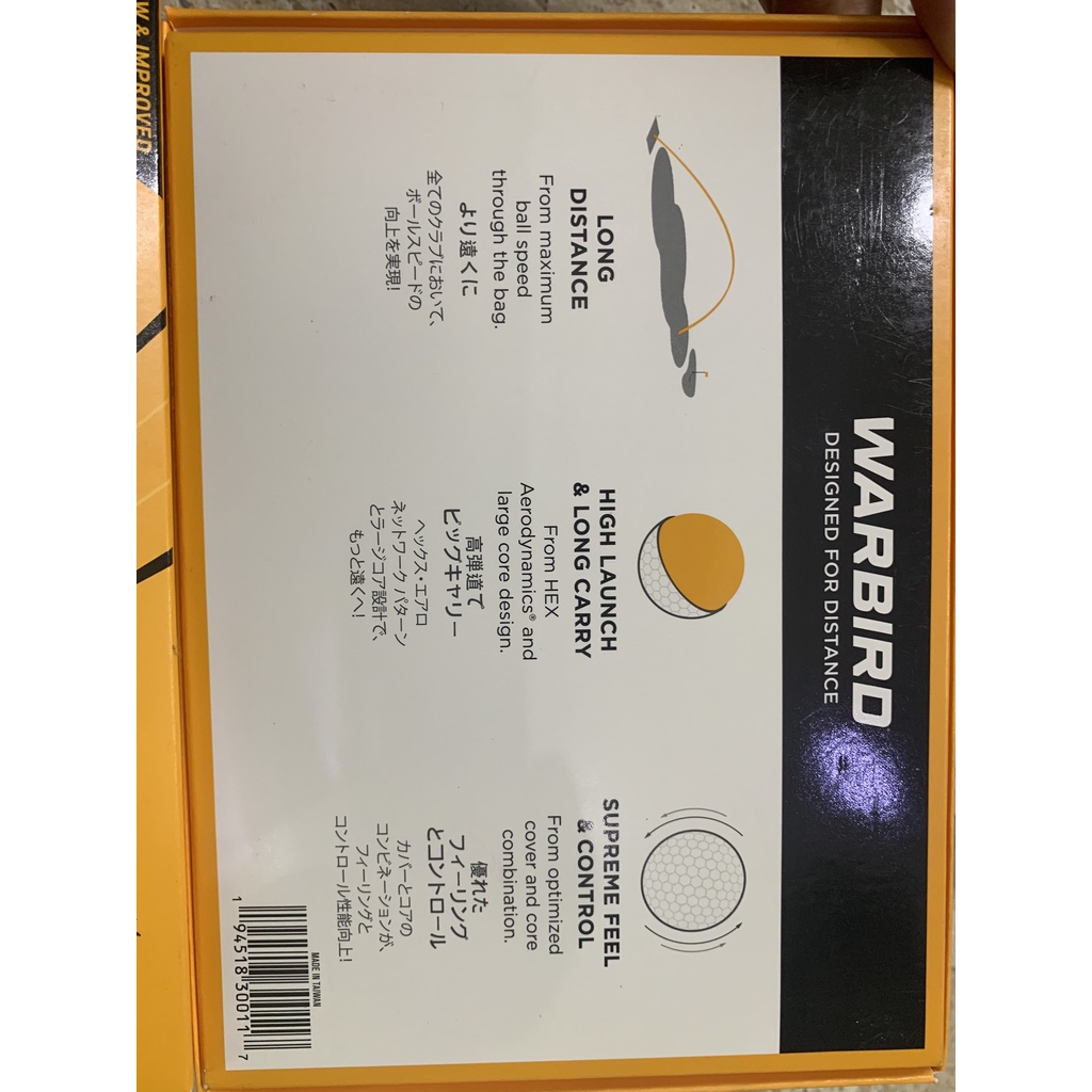 Bóng Golf Callaway Warbird  Chính hãng 100% - new golf ball