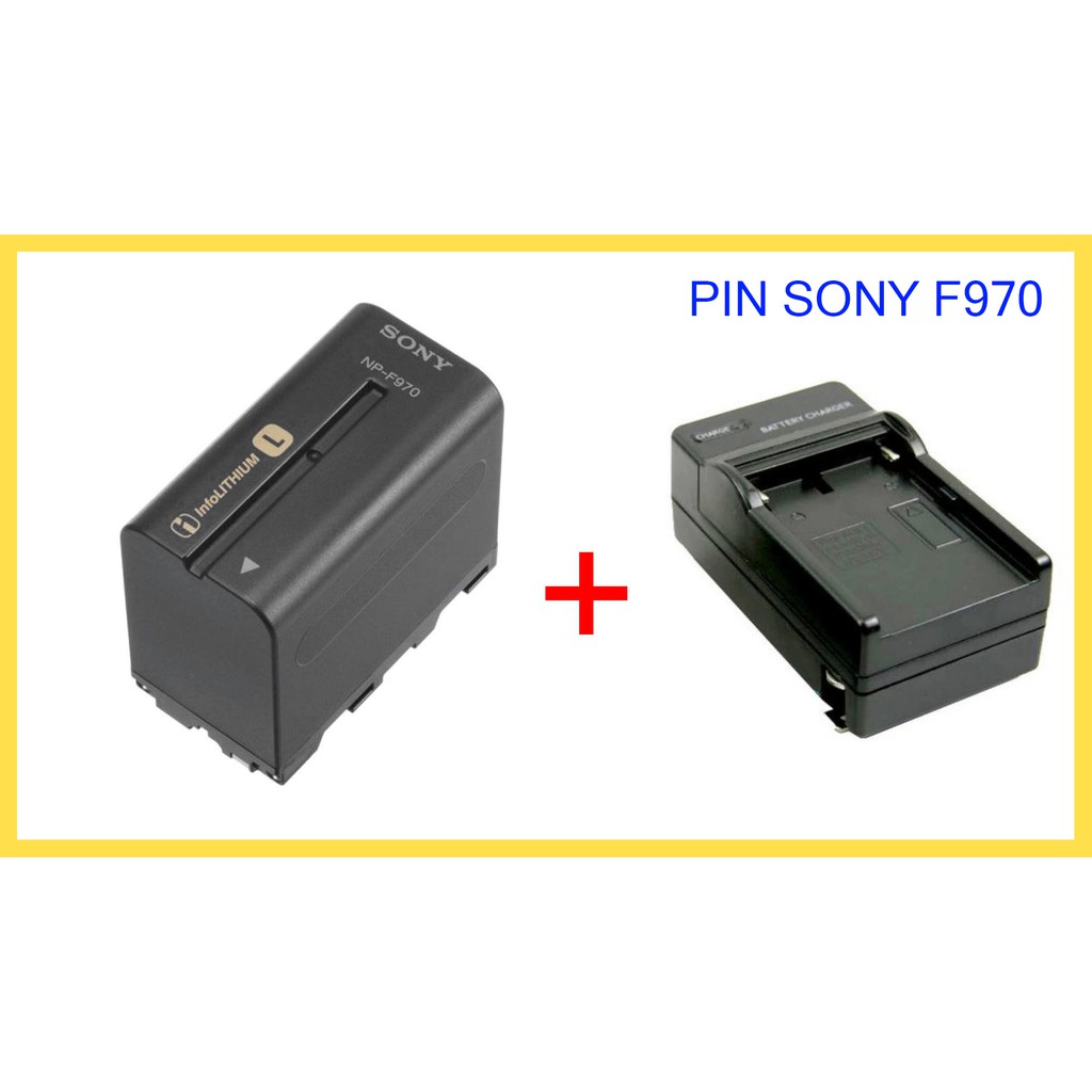 PIN SONY F970 dùng cho máy quay hoặc các thiết bị đèn, monitor