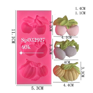 Khuôn Silicone Trái Cây Rau Củ Set 3