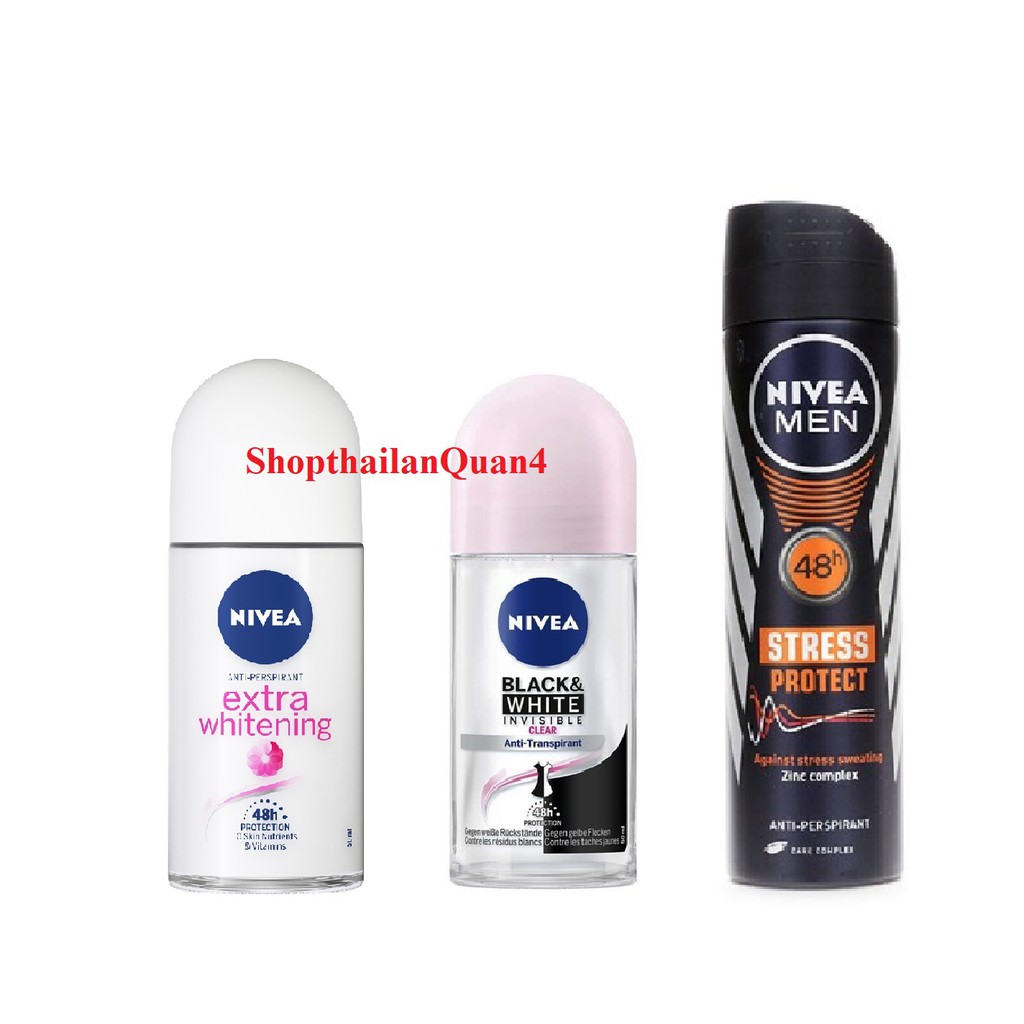 Lăn/ xịt ngăn mùi Nivea 50ml/150ml Đức dành cho nam và nữ