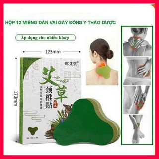 Hộp 12 Miếng Dán Vai Gáy Giảm Đau
