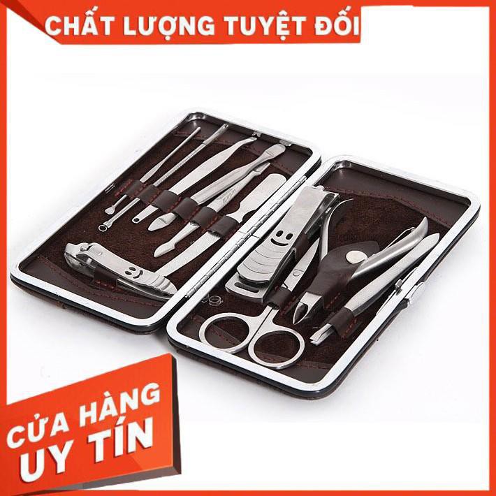 [XẢ KHO+FREE SHIP] Bộ kìm bấm móng tay 12 chi tiết
