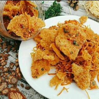 Cơm cháy trộn khô gà _ hủ 400gr