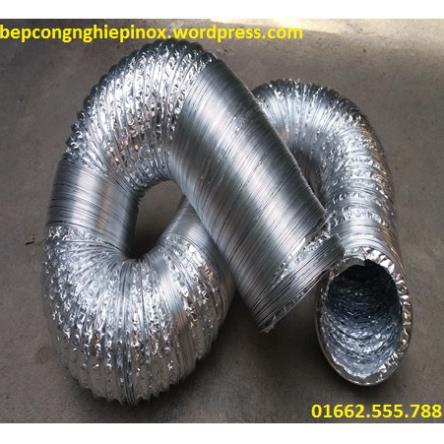 Phi 125mm  - Ống bạc thông gió thoát khí dài 1-8m