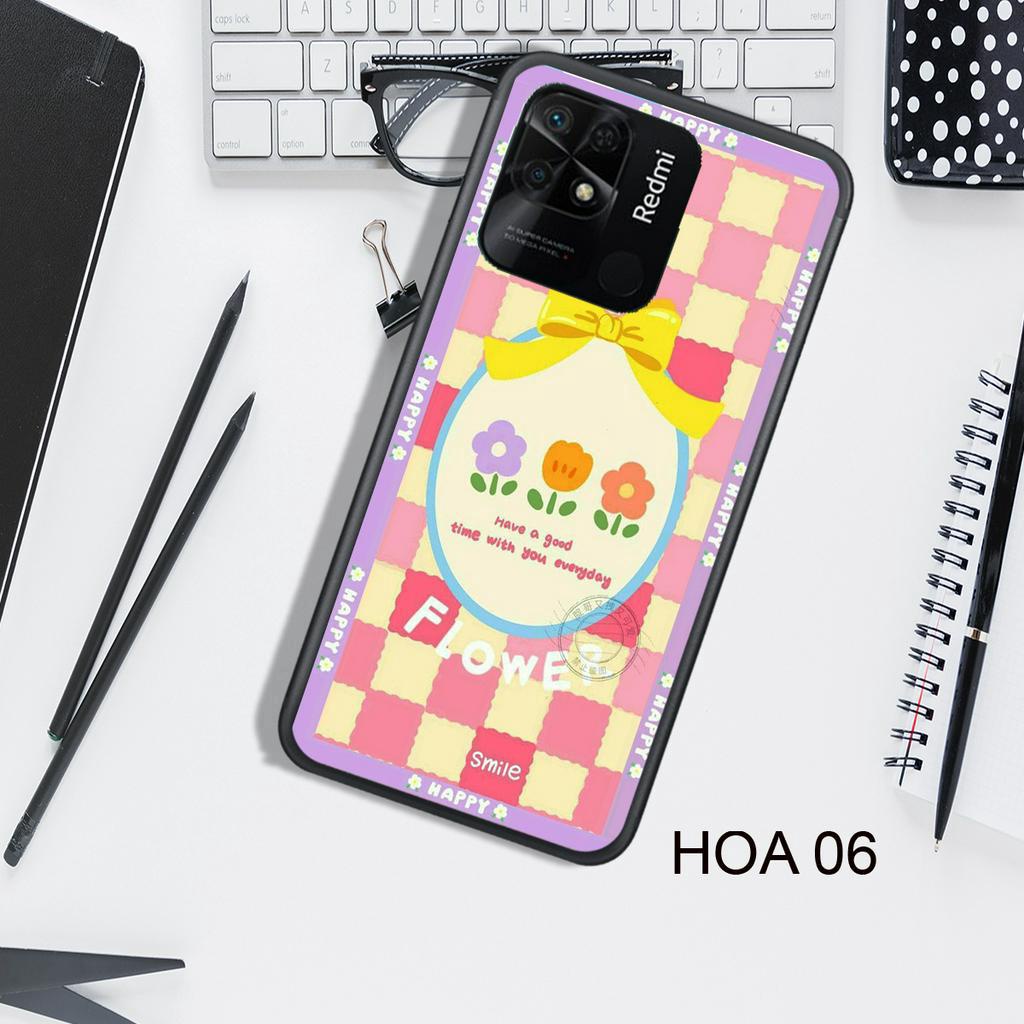 Ốp Lưng  XIAOMI REDMI 9A - REDMI 9C - REDMI 10A - REDMI 10C - REDMI 12C - POCO C40  , In Hình HOA, Màu Sắc Đẹp