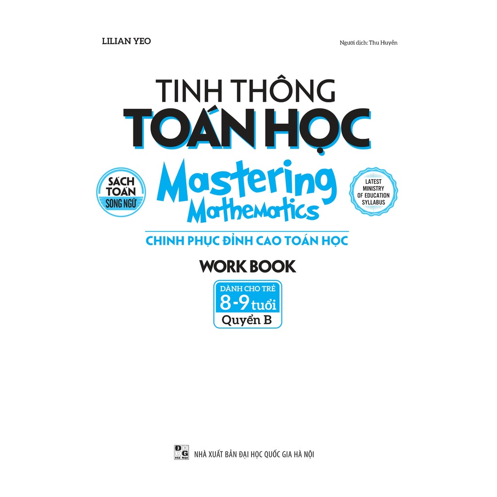 Sách: Tinh Thông Toán Học - Mastering Mathematics - Dành Cho Trẻ 8-9 Tuổi - Quyển B - TSTH