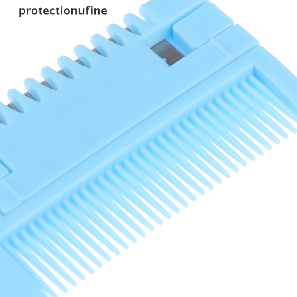 [Hàng mới về] Lược dao cạo cắt tóc hai mặt chuyên dụng