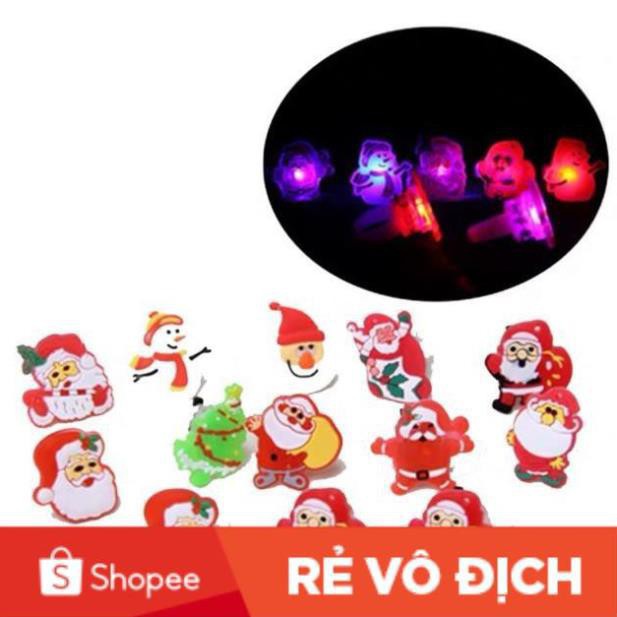 Đồ chơi noel - Combo 2 Nhẫn phát sáng lấp lánh rực rỡ (2 cái giao ngẫu nhiên khác mẫu)