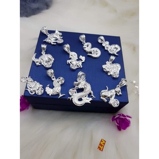 MẶT DÂY CHUYỀN 12 CON GIÁP BẠC TA