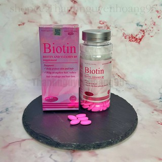 BIOTIN, vitamin B5 giúp tóc móng chắc khoẻ, giảm gãy rụng