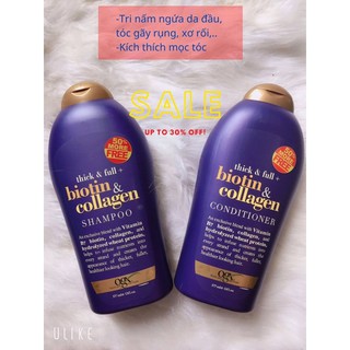 DẦU GỘI XẢ BIOTIN COLLAGEN TÍM 577ML