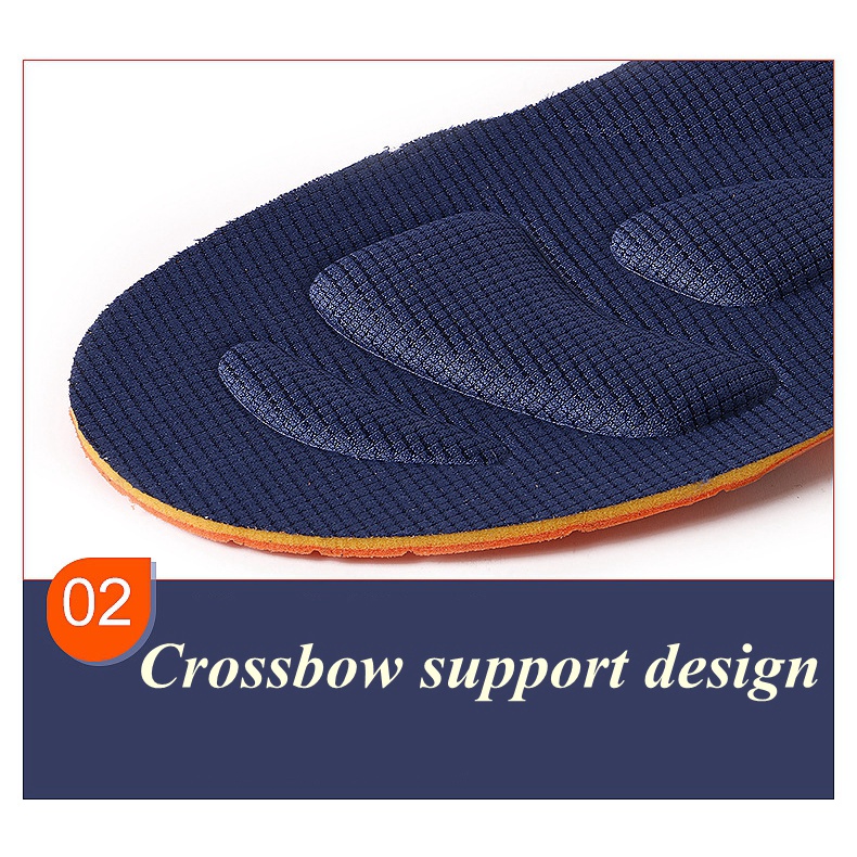 Miếng Lót Giày Thể Thao Thoáng Khí Co Giãn Hỗ Trợ Bàn Chân