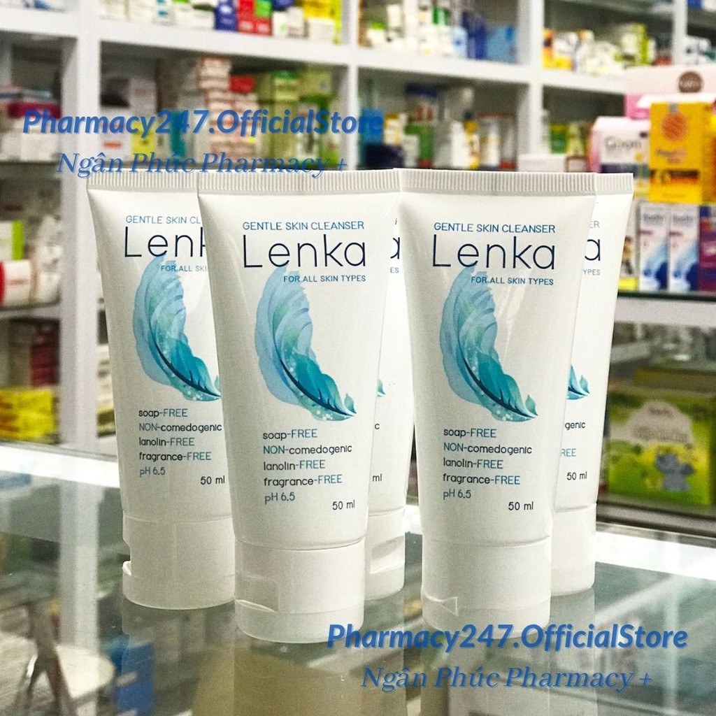 Sữa Rửa Mặt LENKA FOR ALL SKIN TYPES , Dùng Cho Da Nhạy Cảm, Rửa Khô,Không Xà Phòng, Không Bọt,Khồng Mùi ,Tẩy Trang