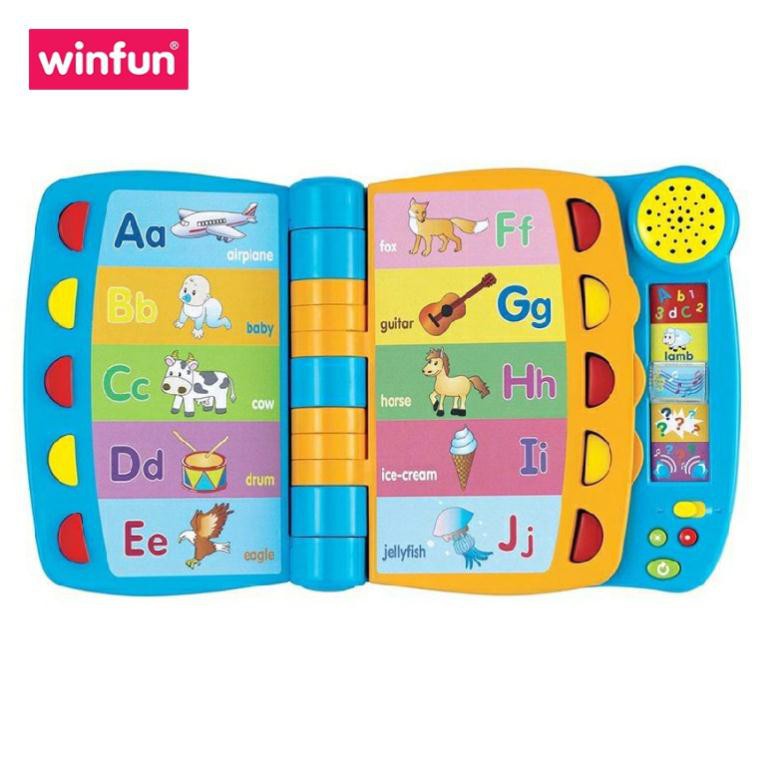 Đồ chơi giáo dục sớm cho bé sách biết nói dạy bé học tiếng Anh khởi đầu Winfun 9019 LTP995