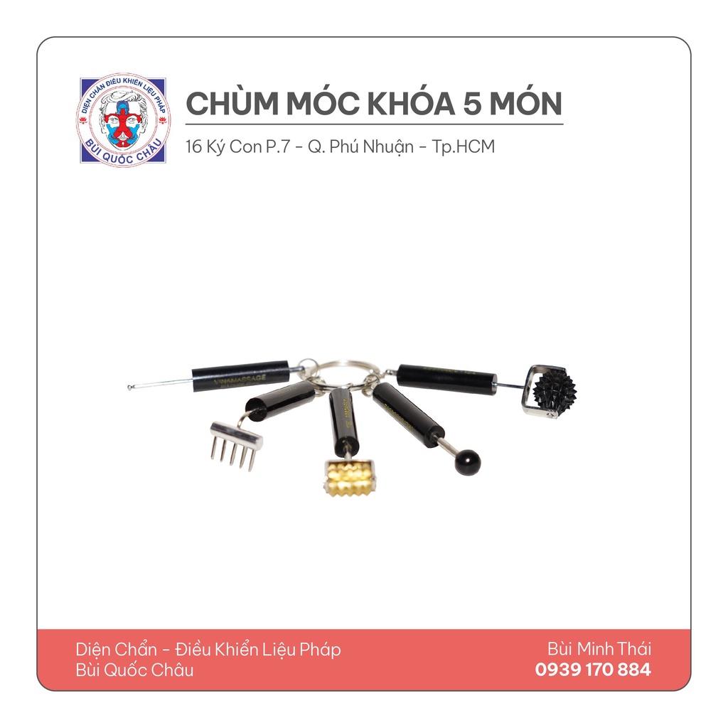 Chùm móc khóa 5 món
