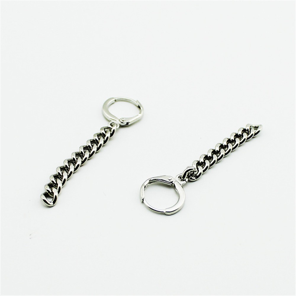 Cặp bông tai hợp kim dạng xích đầy cá tính