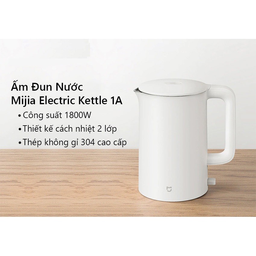 Ấm đun nước siêu tốc 1,5 lít Xiaomi Mijia 1A chính hãng