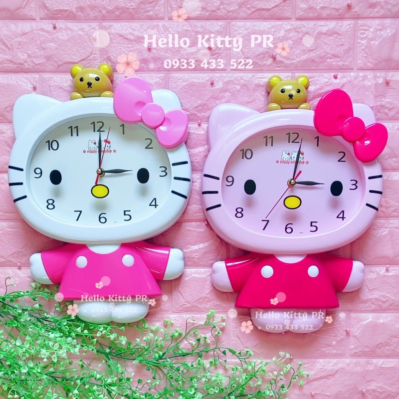 Đồng hồ treo tường Hello Kitty