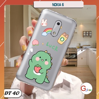 Ốp lưng điện thoại Nokia 6 dẻo trong in hình