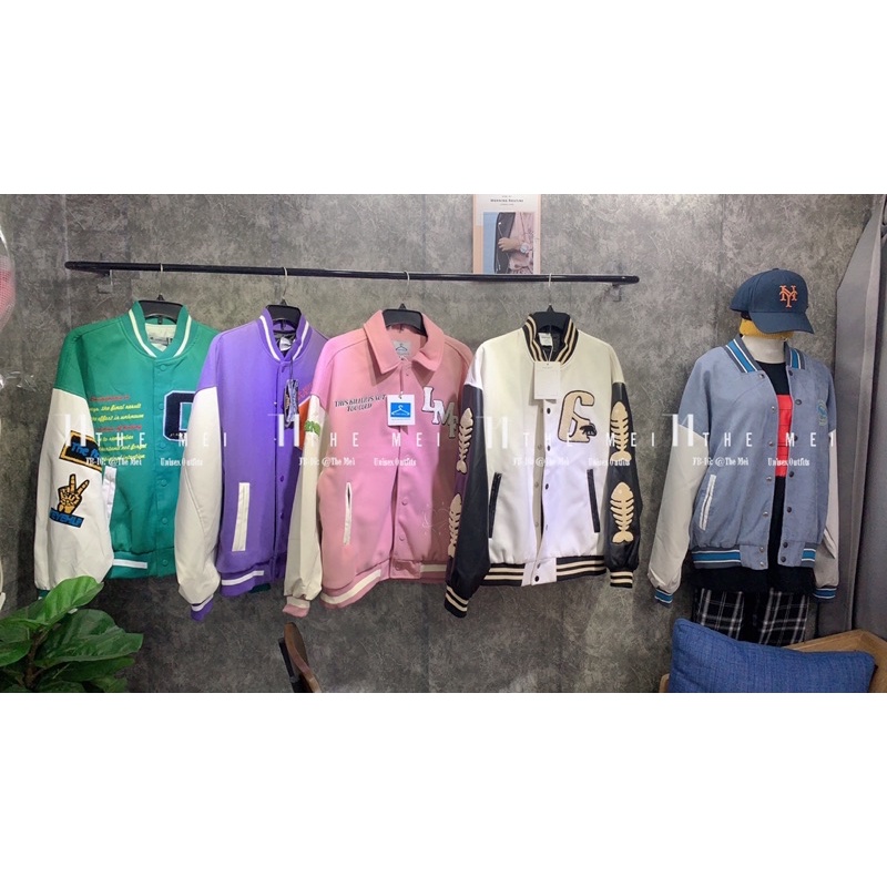 HÀNG SẴN - Varsity jacket - Áo khoác bóng chày - Chuẩn - The Mei