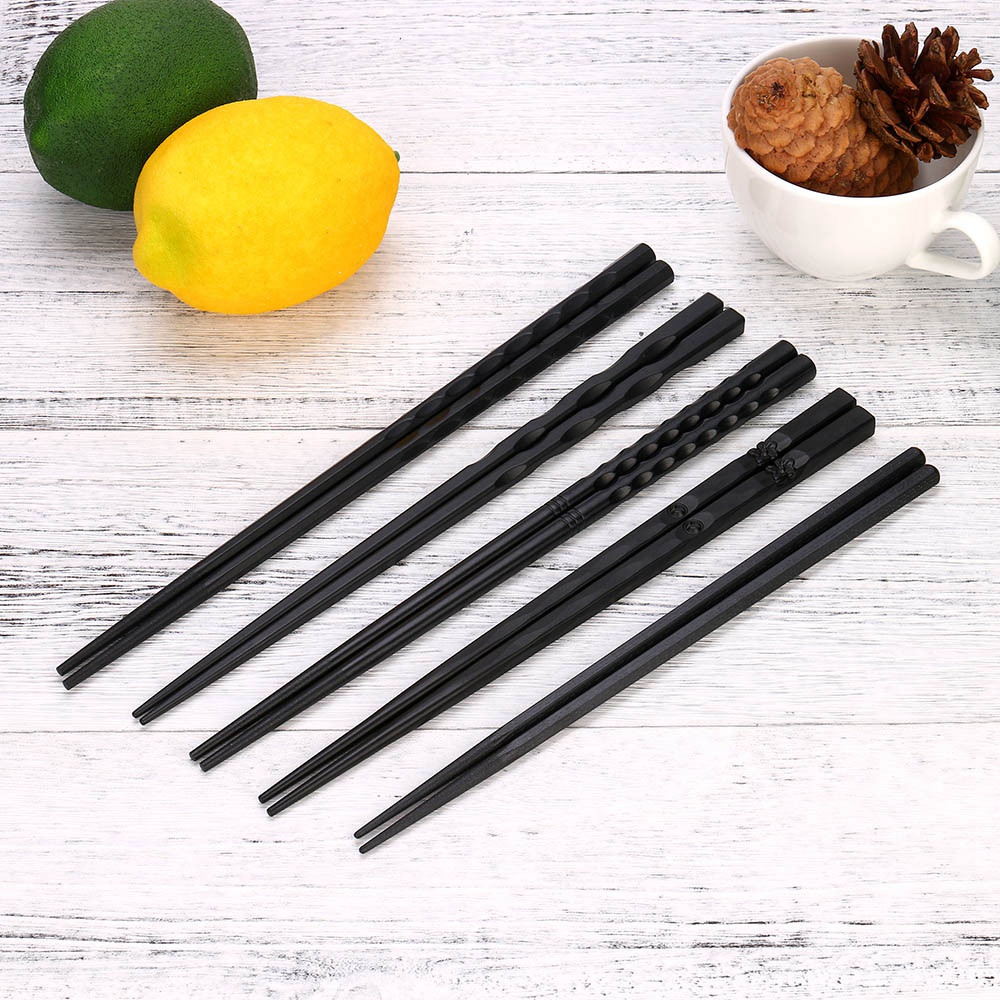 Set 10 Đôi Đũa Sợi Thủy Tinh Chống Trượt Có Thể Tái Sử Dụng