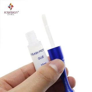 Keo bắt trục uốn silicon dùng cho uốn mi. Lọ keo bắt trục xanh trắng ....