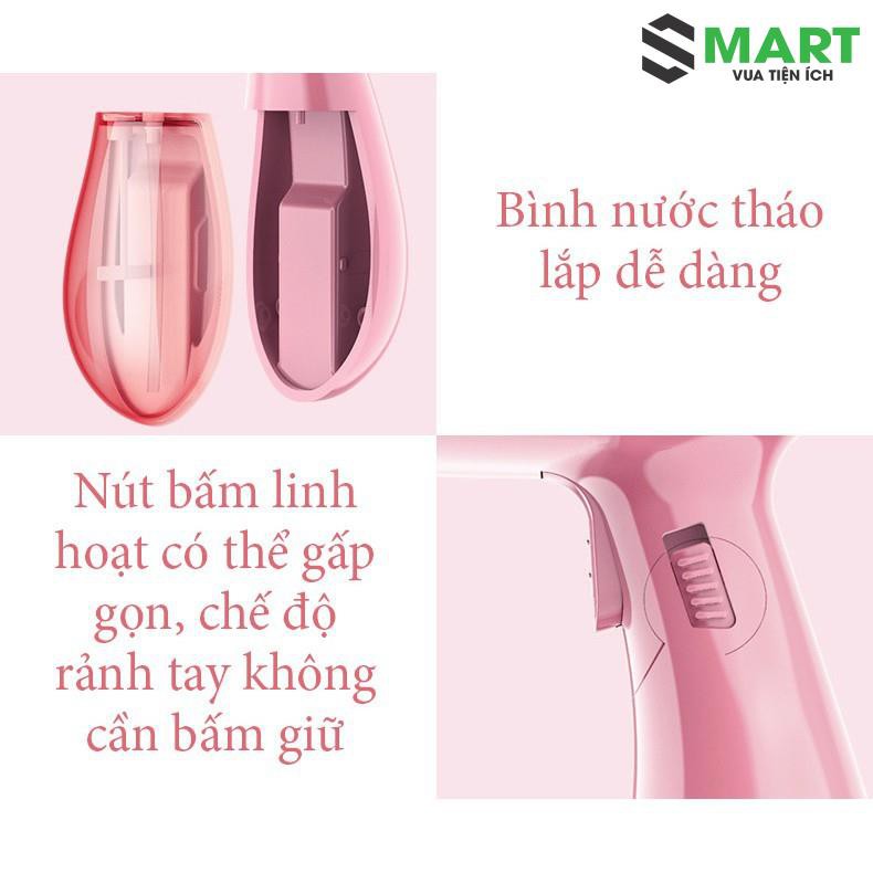 [CÓ VIDEO THẬT] Bàn Là Hơi Nước Cầm Tay Gấp Gọn Sokany SK-3060 Cao Cấp + TẶNG Khăn Tắm Nhật Siêu Thấm