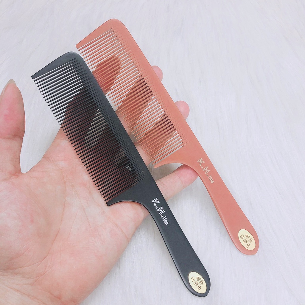 Lược cắt tóc nam bản vừa cao cấp KH Lina barber comb