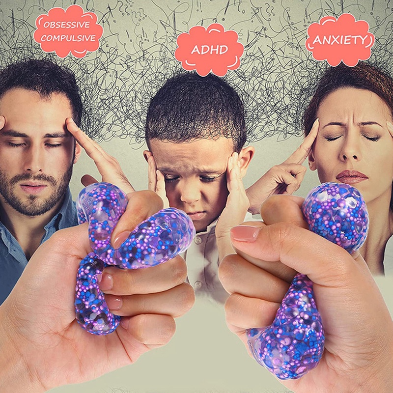 Đồ Chơi Quả Bóng Trong Suốt Nhiều Màu Giúp Giảm Căng Thẳng