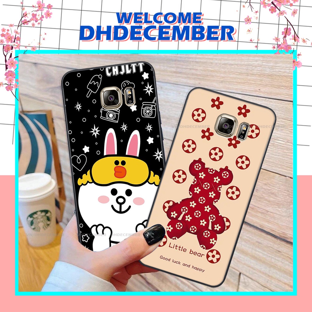 Ốp lưng Samsung Galaxy NOTE 5  in hình gấu K@ws, gấu nâu, dor@emon RẺ- ĐẸP- BỀN