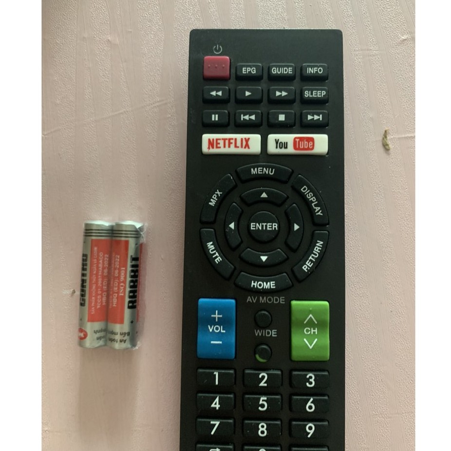 REMOTE ĐIỀU KHIỂN TIVI SHARP SMART RM-L1346 KHÔNG HỘP-GIÁ RẺ