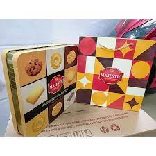 Bánh Quy Bơ Majestic Hộp Thiếc 382gr - kèm túi giấy