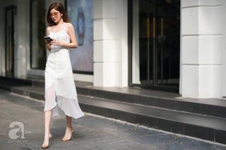 ĐẦM DÁNG SUÔNG MAXI 2 DÂY ANJAPAN