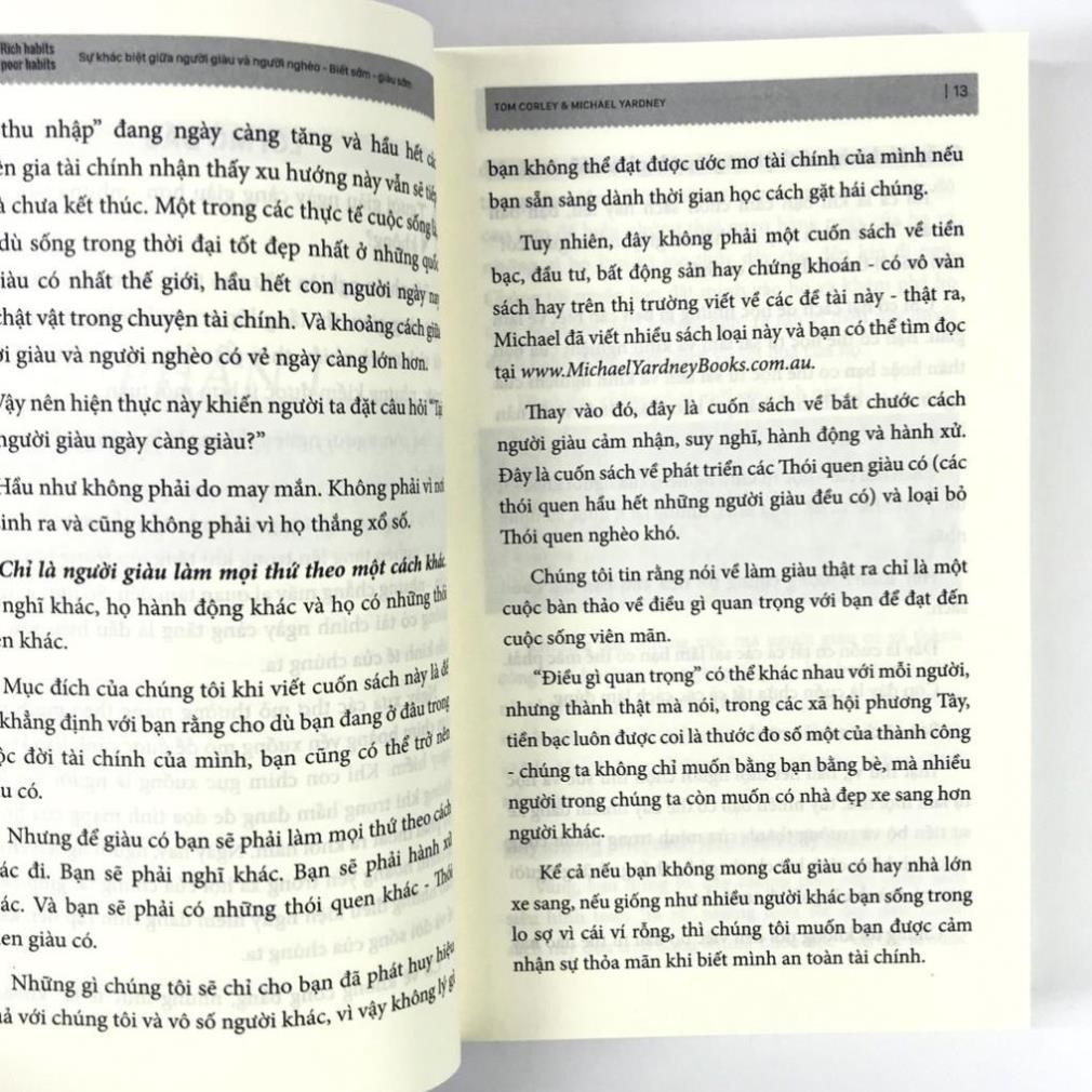 [Sách] - Rich Habits - Poor Habits - Sự Khác Biệt Giữa Người Giàu Và Người Nghèo