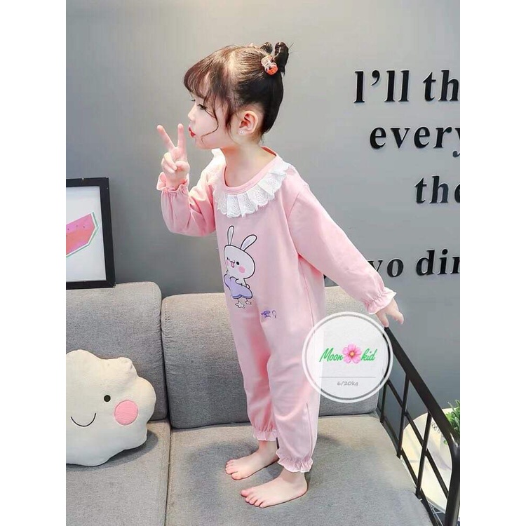 Bộ body jumsuit dài tay cho bé gái 3-13kg