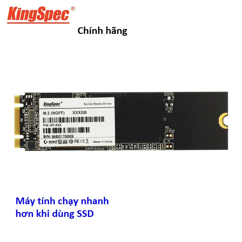 SSD M2 Kingspec  2.5 Sata III 128Gb chính hãng