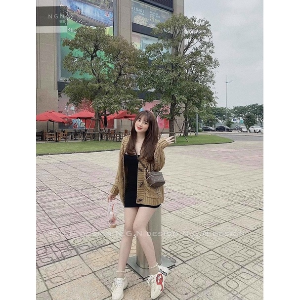 Đầm 2 dây body ngắn kim anh bùi