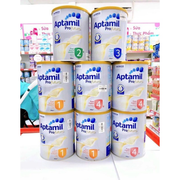 Aptamil - Sữa bột Aptamil Úc Profutura số 1, 2, 3, 4 900gram