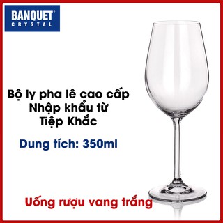 Bộ ly pha lê Desgustation dùng uống Vang trắng dung tích 350ml (DEG350)