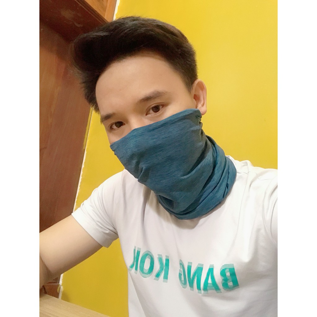 Khẩu trang kháng khuẩn chống bụi ống trụ cao cấp 3 màu thời trang. | BigBuy360 - bigbuy360.vn