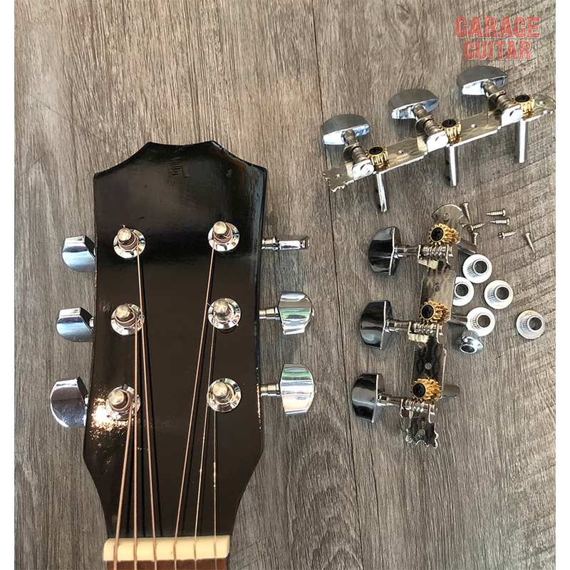 Bộ khóa đàn guitar acoustic giá rẻ - Garage Guitar
