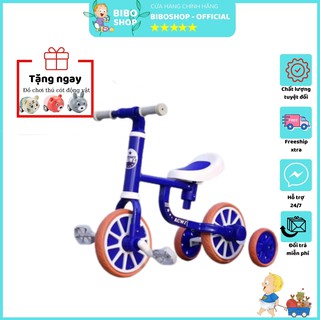 Xe thăng bằng bốn bánh kiêm chòi chân kiêm xe đạp 3 trong 1 siêu tiện lợi cho bé.