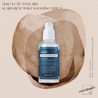 (MINISIZE/FULLSIZE 80ML) Serum dưỡng ẩm sâu Klairs Rich Moist Soothing Serum 80ml