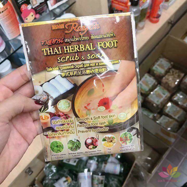 1 gói thảo ḋược ngâm châŋ Thai Herbal Foot Thailand