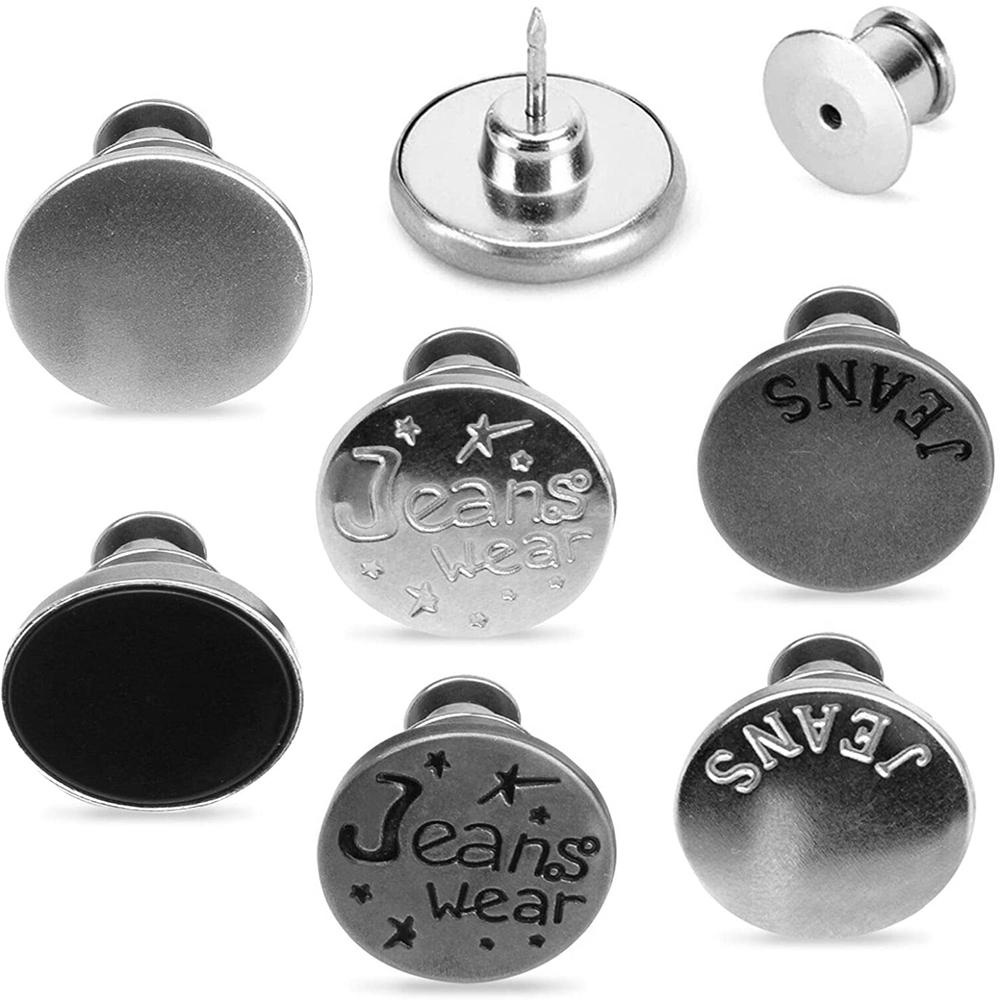 YIYU Nút Áo Khoác Không Đường May Bằng Hợp Kim Kẽm 17mm Trang Trí Quần Áo