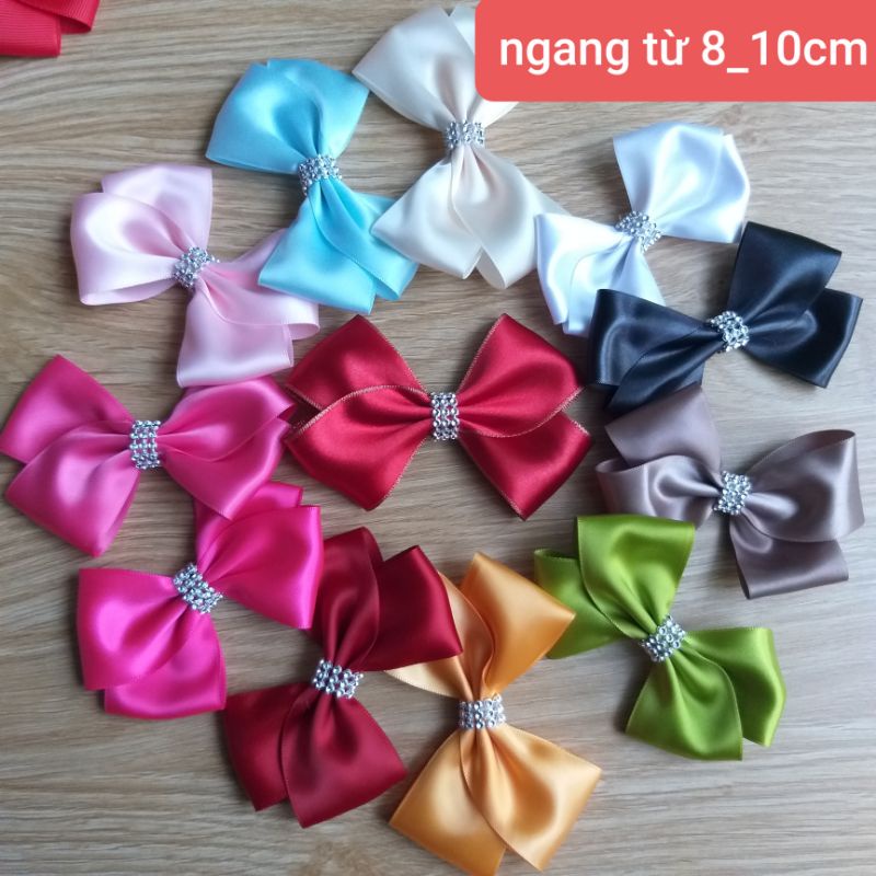 🎀Nơ trang trí , phụ kiện trang trí, bản ngang từ 8cm đến 12 cm