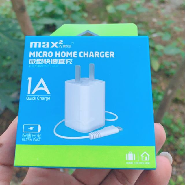 Sạc Max2 1A chính hãng ARUN