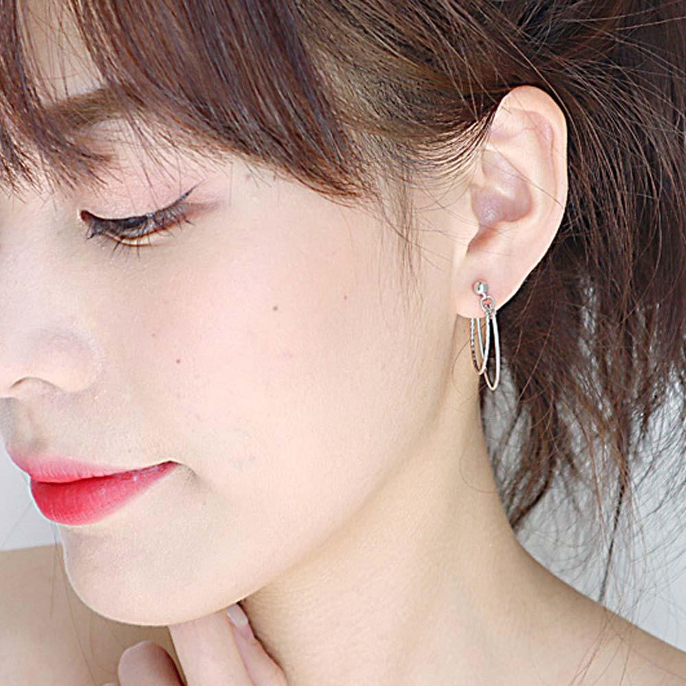 Bông Tai Dạng Vòng Phong Cách Retro Thời Trang Cho Nữ MXMUSTY