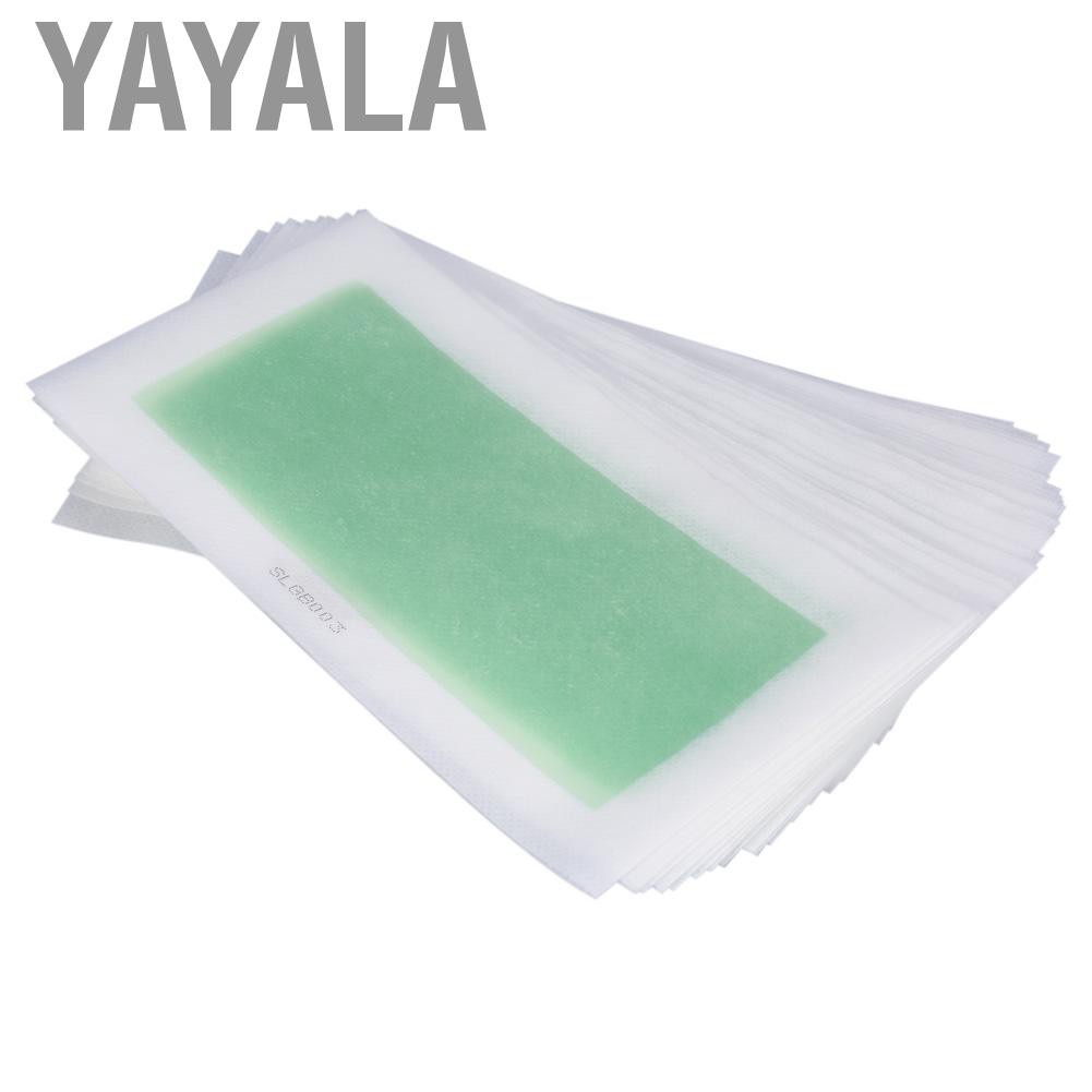YAYALA Hair Removal Paper  10Pcs/Set Cold Wax Depilatory Epilator Strip for Leg Arm Armpit Nonwoven