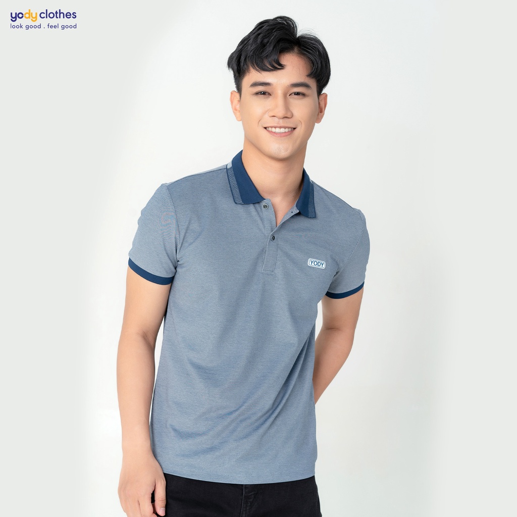 Áo thun polo nam YODY cổ bẻ vải mắt chim cao cấp thoáng mát chuẩn form APM3299